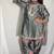 Grey embroidery japan satin fully stitched farshi salwar suit set