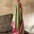 Green kanjivaram, zari woven semi silk banarasi saree with blouse