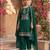 Green color embroideried rangoli crush semi stitched salwar suit