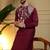 Mens designer viscose silk embroidered work kurta payjama wedding wear