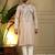 Mens designer viscose silk embroidered work kurta payjama wedding wear