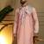 Mens designer viscose silk embroidered work kurta payjama wedding wear