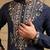 Navyblue silk blend embroidered work kurta payjama wedding & festive wear