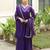 Purple kurta palazzo set