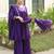 Purple kurta palazzo set