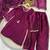 Wine silk salwar kameez set