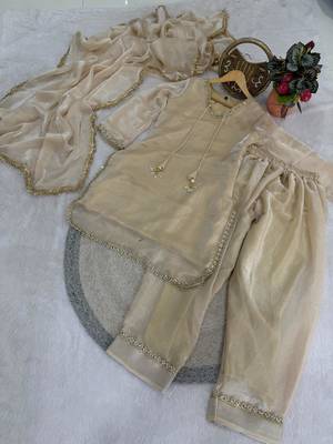 beige satin embroidered farshi salwar 2