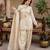 Beige designer farshi salwar suit.