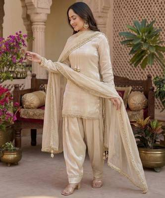 beige satin embroidered farshi salwar 3