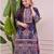 Purple printed kurti