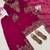 Rani pink silk embroidered salwar suit