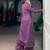 Purple A-LINE KURTI SET