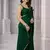 Georgette Saree with Designer Blouse & Golden Lace Border – Party Wear & Wedding Collection