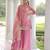 Pink embroidered festive suit