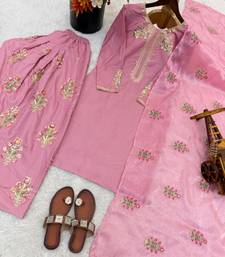 Pink silk  BLEND FARSHI salwar suit