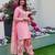 Pink silk  BLEND FARSHI salwar suit