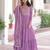 Lavender anarkali suit