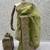 Light Parrot Green Color Patch Embroidered,Dori,Multi Thread And Zari With Sequins And Zircon Diamond Work Silk Saree
