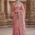 Light Pink Color Patch Embroidered,Dori,Multi Thread And Zari With Sequins And Zircon Diamond Work Silk Saree
