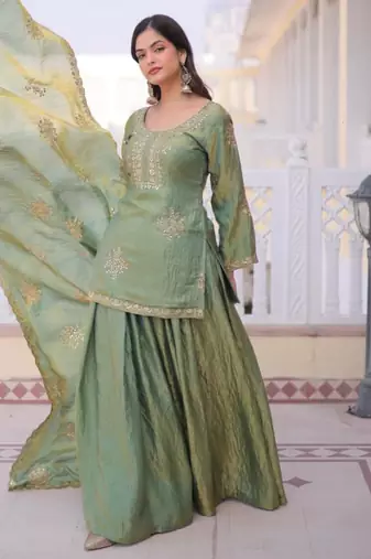 Light green suit