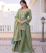 Light green suit