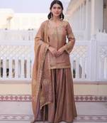 Light brown suit