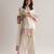 Off white FLORAL EMBELLISHED FARSHI SALWAR KAMEEZ
