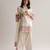 Off white FLORAL EMBELLISHED FARSHI SALWAR KAMEEZ