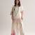 Off white FLORAL EMBELLISHED FARSHI SALWAR KAMEEZ