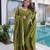 Olive anarkali set