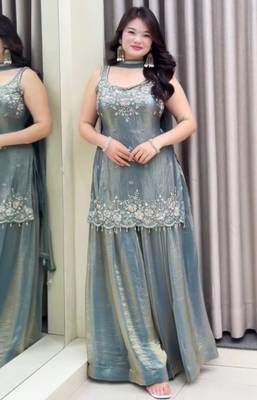 Grey sharara set 1