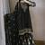Black embroidered sharara suit
