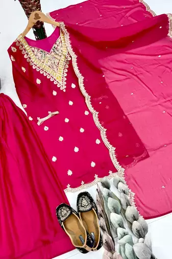 Rani pink sharara set