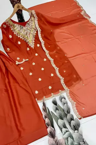 Light brown sharara set