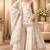 white georgette embroidered sharara set