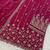 rani pink georgette embroidered sharara set