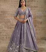 Light-Lavender Designer Premium Function Wear Lehenga Choli