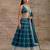 Teal Designer Premium Function Wear Lehenga Choli