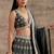 Grey Designer Premium Function Wear Lehenga Choli