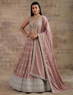 Light-Pink Designer Premium Function Wear Lehenga Choli 2