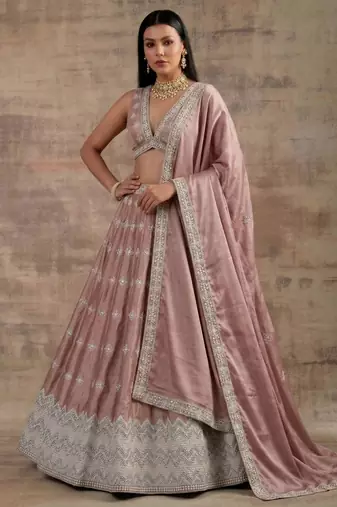 Light-Pink Designer Premium Function Wear Lehenga Choli