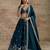 Dark-Teal Designer Premium Function Wear Lehenga Choli