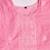 Elegant pink pure cotton jacquard kurta set with dupatta