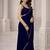 Georgette Saree with Designer Blouse & Golden Lace Border – Party Wear & Wedding Collection