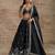 Black Designer Premium Function Wear Lehenga Choli