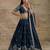 Navy-Blue Designer Premium Function Wear Lehenga Choli