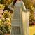 Designer pista floral zari embroidered kurta sharara set with dupatta – party & bridal wear