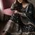 Designer black floral zari embroidered kurta sharara set with dupatta – party & bridal wear