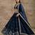 Navy-Blue Designer Premium Function Wear Lehenga Choli