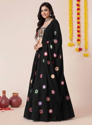 Black Designer Special Navratri Wear Lehenga Choli 2